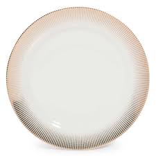 Assiette Plate En Porcelaine D 27 Cm Maisons Du Monde Assiettes Plates Vaisselle Table Maison Du Monde