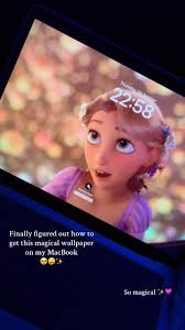 This is such a magical feeling 🤧✨💗 #tangle #macbook #livewallpaper #4k  #screensaver #disney #lights #lanterns