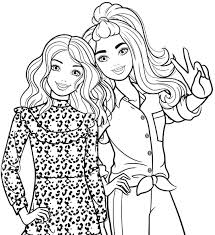 Barbie And Friends Coloring Book Page Barbie Coloring Pages Barbie Coloring Mermaid Coloring Book