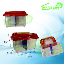 Top master aquarium was founded by mr. Plastic Fish Aquarium With Seperator Plastic Tank Betta Fish Tank Shopee Malaysia