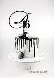 Black And White Drip Cake For Men White And Black Drip Cake Cool Birthday Cakes White Birthday Cakes New Birthday Cake