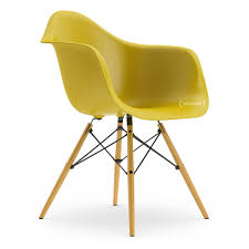 Maybe you would like to learn more about one of these? Vitra Eames Plastic Armchair Daw Mustard Without Upholstery Without Upholstery Standard Version 43 Cm Yellowish Maple By Charles Ray Eames 1950 Designer Furniture By Smow Com