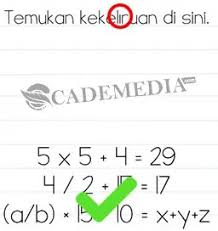Langsung saja yuk kita simak jawaban. Asah Otak Level 85