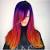 Ombre Orange And Purple Hair