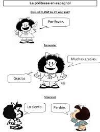 La Politesse En Espagnol Initiation Aux Langues Cycle 2 Espagnol Ressources Pedagogiques Espagnol Vocabulaire Espagnol