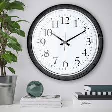 La scelta dei modelli e degli stili di orologi da muro di design e tradizionali è infinita: Bravur Orologio Da Parete Nero Ikea It
