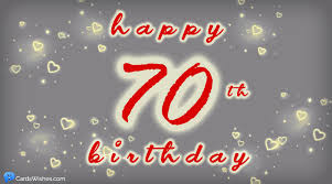 Did you scroll all this way to get facts about his 70th birthday? Happy 70th Birthday Wishes For Someone Turning 70