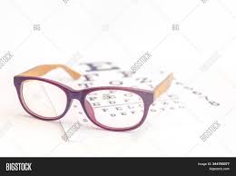 Close Eyeglasses On Image Photo Free Trial Bigstock