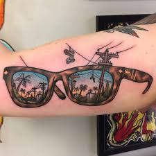 In these images, natural elements fit into the two glass globes, for a truly stunning effect. Bicep Tattoo Neotraditional Glasses Best Tattoo Ideas Gallery