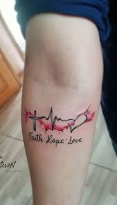 Mm round … faith hope and love tattoos. 90 Cool Faith Hope Love Tattoo Designs Body Art Guru
