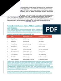 We did not find results for: Contoh Soal Passive Voice Pilihan Ganda Beserta Jawabannya Sma Barisan Contoh