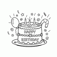 Gegarandeerd een uniek en onvergetelijk cadeau! Feestelijke Verjaardagstaarten Kleurplaten Leuk Voor Kids