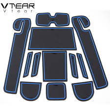 Vtear For Suzuki Swift Sport Accessories Door Groove Mat Gate Slot Pad Rubber Anti Slip Gate Slot Pad Sticker Interior 2018 2019 Hot Sale Bc423 Cicig