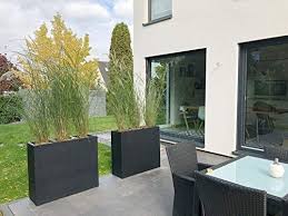 Pflanzkubel Trennelement Fiberglas Elemento Anthrazit Amazon De Garten Terassenideen Pflanzkubel Bepflanzung
