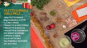 Scaldate l'olio in una padella antiaderente e fate cuocere le rondelle 4/5 minuti per lato in modo da rosolarle. La Prova Del Cuoco Ricetta Filetto Di Maiale Con Le Mele Di Marco Bottega