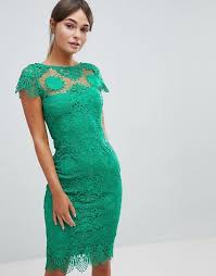 Lace Midi Dresses For Summer Green Lace Dresses Bright Dress Lace Midi Dress