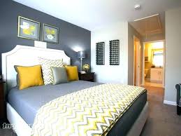 The use of a yellow wreath on the bedroom door is a. Grey And Yellow Bedroom Ideas Navy Blue Gray Contemporary Images Atmosphere Bathroom Pink Bedding Coral Black Suggestions Apppie Org