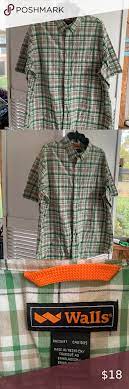 Walls Big And Tall Plaid Short Sleeved Shirt Plaid Short Sleeve Plaid Short Sleeve Shirt Plaid Shorts