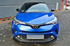 Crystal of elegance and dynamism,it brings sophisticated personality. Front Splitter V 1 Toyota C Hr Textured Our Offer Toyota C Hr Maxton Design