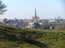 Norwich is a wonderful fusion of the modern and historic, one complementing the other. He And Mom Met Over In England And This Is Where They D Take Walks Norfolk England Norwich England Norwich Cathedral