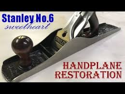 Shop Work Stanley Sweetheart No 6 Handplane Restoration Youtube