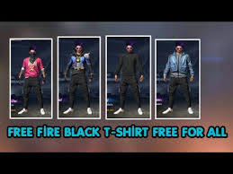 Free Fire Black T Shirt And Jazz Bundle Free For All Ff Tamizha Youtube