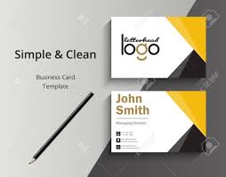 Welcome to the new world of networking. Vector Modern Creative And Clean Business Card Template Personal Business Card With Company Logo Clean Flat Design Vector Illustration Business Card Mockup Royalty Free Cliparts Vectors And Stock Illustration Image 140326405