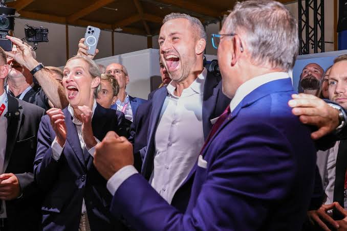 Far-right Alternative for Germany party wins big in regional election but falls short of majority