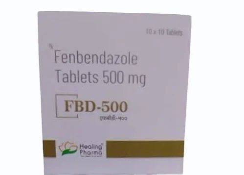 Fenbendazole Tablet 500mg at ₹ 257/strip | Fenbendazole Bolus in Vadodara | ID: 2856817505833