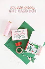 This has been on my project list for a long time and i thought now would be a great time. Diy Gift Card Box Free Printable Gift Idea For Christmas Persia Lou