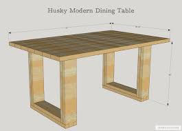 Diy Husky Modern Dining Table Modern Dining Table Diy Dining Table Diy Dining