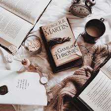 Game Of Thrones By George R R Martin Booksandcoffee Bookstagram Inspiration Book Flatlay Tea And Books