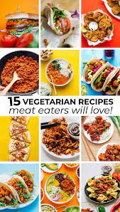 15 Vegetarian Recipes That Meat Eaters Will Love Vegetarian Recipes For Beginners Vegetarian Recipes Healthy Autumn Recipes Vegetarian