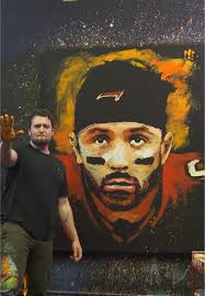 Baker Mayfield Painting in 9 Minutes: Capturing Intensity