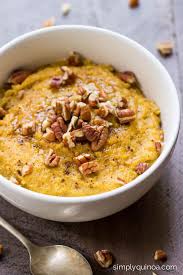 Pumpkin Pie Breakfast Quinoa Recipe Simply Quinoa Recipe Pureed Food Recipes Pumpkin Pie Breakfast Pumpkin Puree Recipes