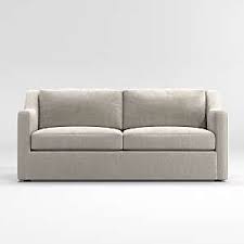 Another great feature of sleeper sofas is that they can be made in sleek designs, which means they won't show any bulky support legs or mattress lining. Convertible Sofa Beds Crate And Barrel