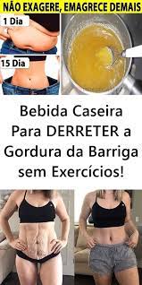bebida caseira para derreter a gordura da barriga sem exercicios em 2020 emagrecer gordura barriga