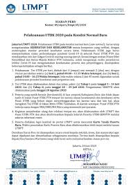 Pengumuman hasil seleksi sbmptn ltmpt 2020. Pusat Utbk Universitas Sriwijaya
