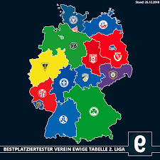 Bundesliga 2020/2021 standings in germany category now and check the latest 2. Landkarte Ewige Tabelle Der 2 Bundesliga Die Falsche 9