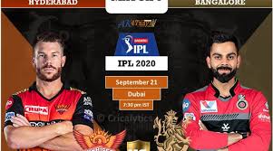 It will be played at the dubai international cricket stadium. Ipl 2020 Srh Vs Rcb Game 3 Preview Predicted 11 And Fantasy Picks