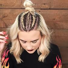 Please visit our gallery for a complete visual image of some of our hair braiding style, then call or visit our shop. Blonde Braids And Top Knot London Hairdresser For More Hairstyles And Our List Of Hair Services Visi London Hair Salon Best Hair Salon Renaissance Hairstyles