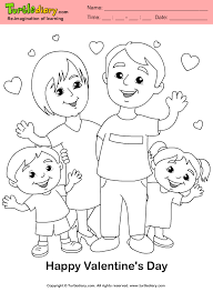It is also an opportunity to introduce young kids to the are many kinds of families out there. Family Valentine Coloring Sheet Turtle Diary