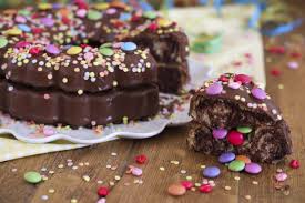 Pulse few times for flour, baking powder, sugar and butter to create a mixture that ressembles bread crumbs. Surprise Marmorkuchen Color Cake Cookie Und Co