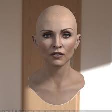 Artstation Madonna Singer Head Photorealistic Female 3d Model Stephan Plotnicov Skin Model Madonna Female Mask