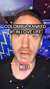 Colombia finally ranks #1 in something that actually matters: love life.,  An IPSOS study just crowned it the most romantic country