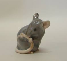 Danish Bing Grondahl Porcelain Mouse Bing Grondahl Danish Ceramics South Perth Antiques Collectables Cute Mouse Mouse Danish Ceramics