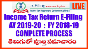 The cleartax platform automatically detects the itr you need to file on. How To File Income Tax Return Ay 2019 20 E Filing In Telugu Complete Information Youtube