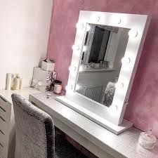 Bulb mirror mirror lamp dressing table lights hollywood mirror with lights vanity table set makeup vanity mirror shaving set dimmable large white 32x28 hollywood style lighted vanity makeup mirror tabletop or wall mount designed to sit on a desk flush with the wall or other surface. White Gloss Mirror 80 X 60cm Hollywood Mirrors