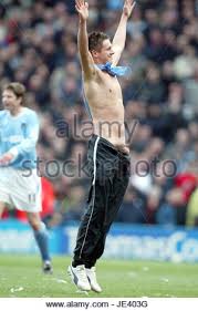 Man utd will be aiming to kick off their preseason in great manner when they face derby county at pride park stadium on sunday. Streaker At Manchester Derby Manchester City V Manchester U Sports City Manchester England 14 March 2004 Stock Photo Alamy