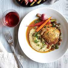 Chicken Agrodolce With Creamy Polenta Recipe Myrecipes